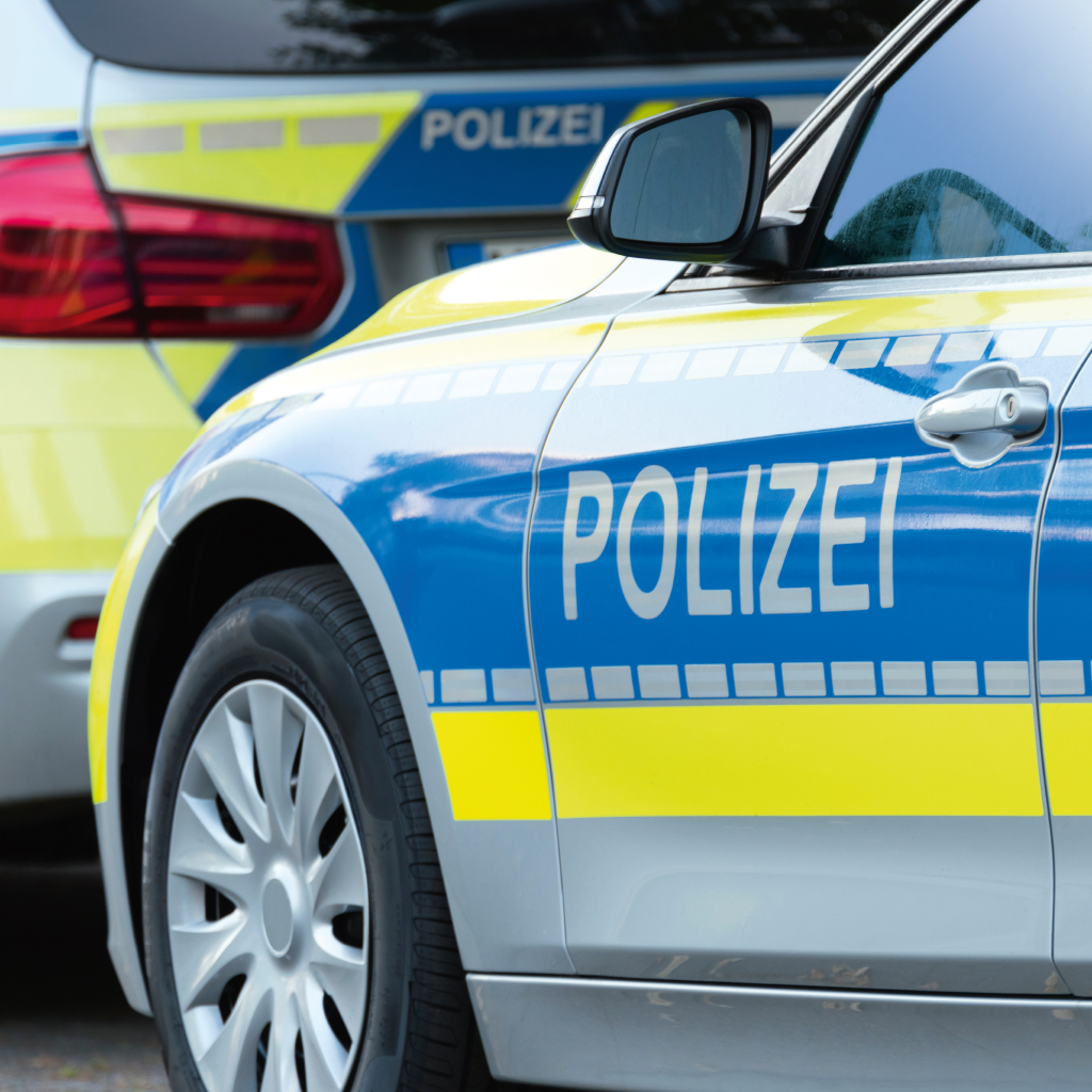 Ein Polizeiauto