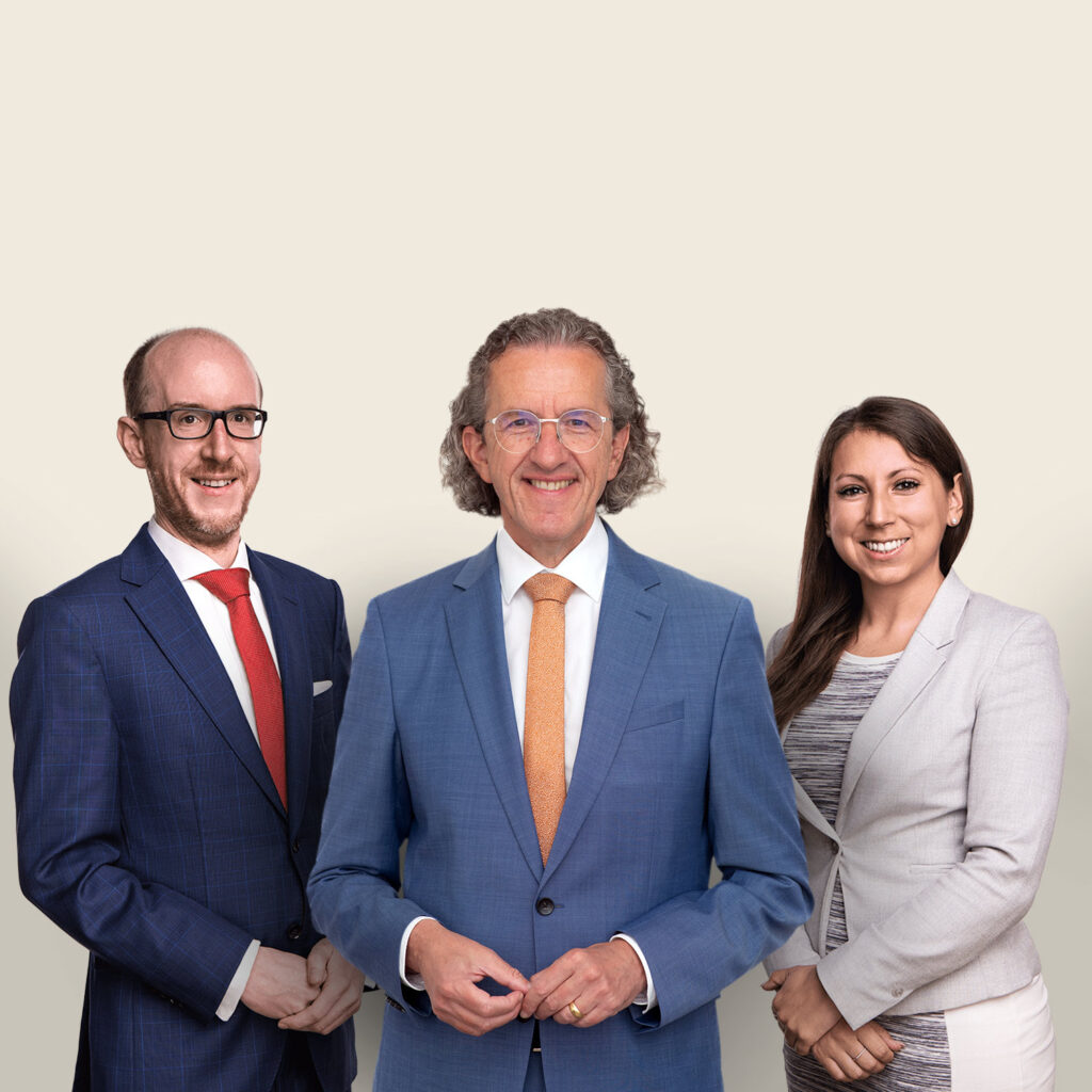 Joachim Streit, Lisa-Marie Jeckel und Christian Zöpfchen